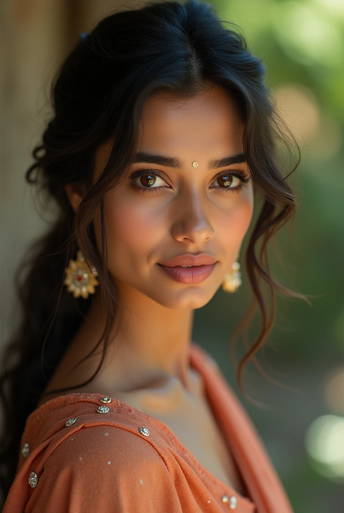 Created an image of beautiful indian girl for my instgram page stormmyy drop 
.in