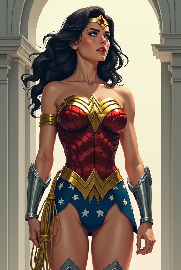 Wonder Woman, whole body, logic.