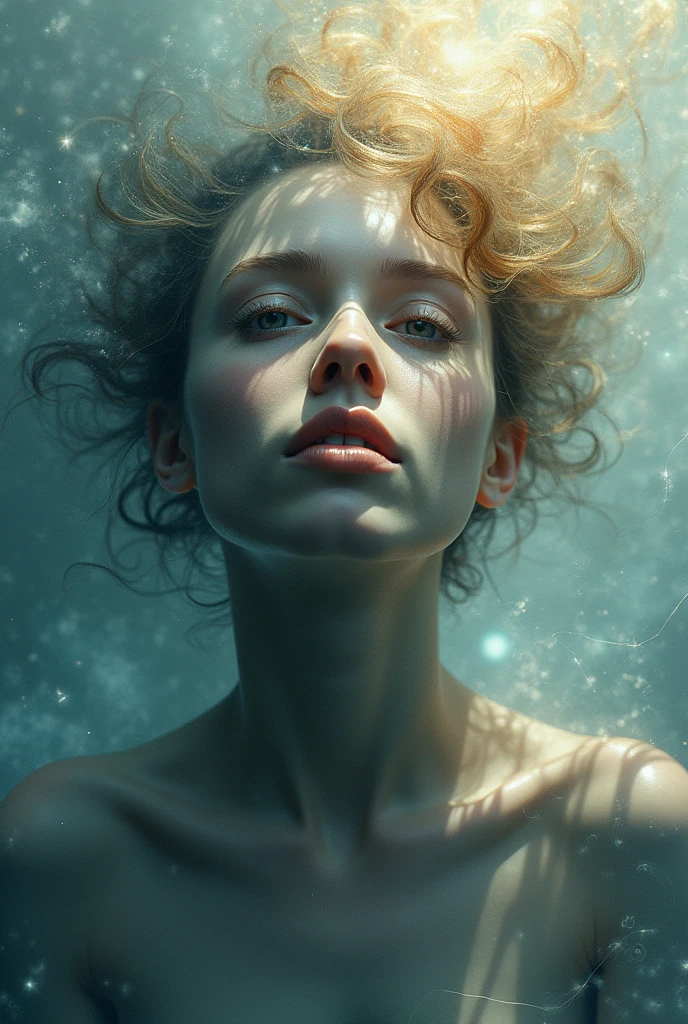 I am the last breath but in an image where you can see the air I breathe and my eyes exclaim the truth of life with the pride that gives you that you learned new things, The message I want to convey is that I exist in my real style of this reality , 48k unique piece work of art