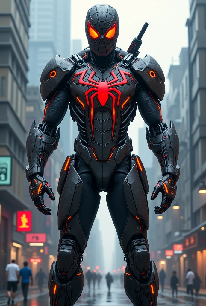cyborg spiderman mecha