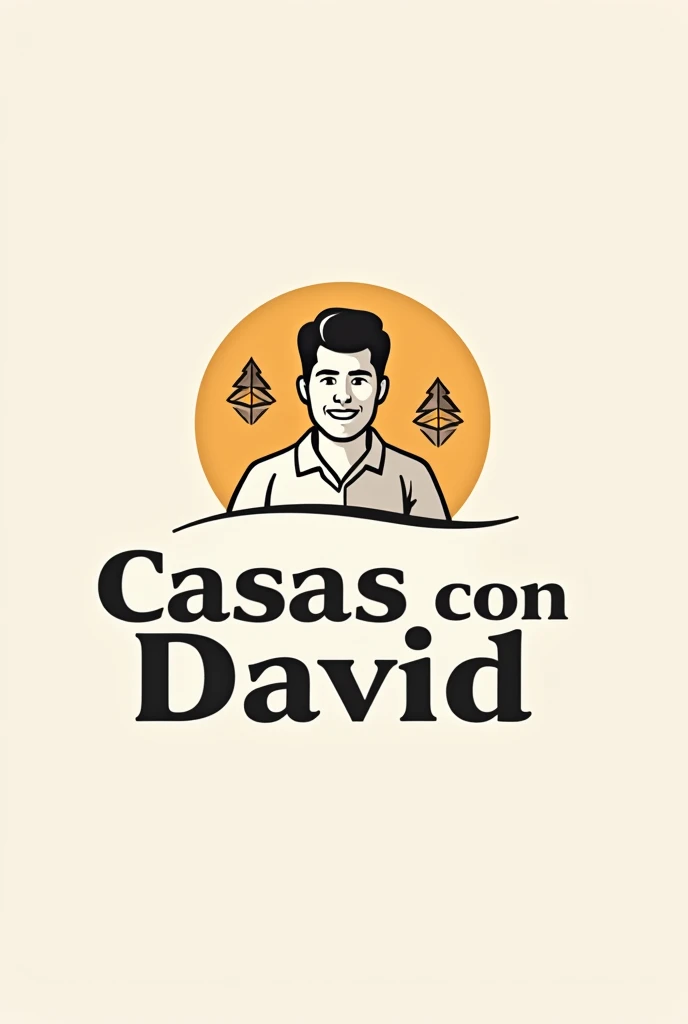 Can you create a logo inspired by the name Casas con David for Instagram? 