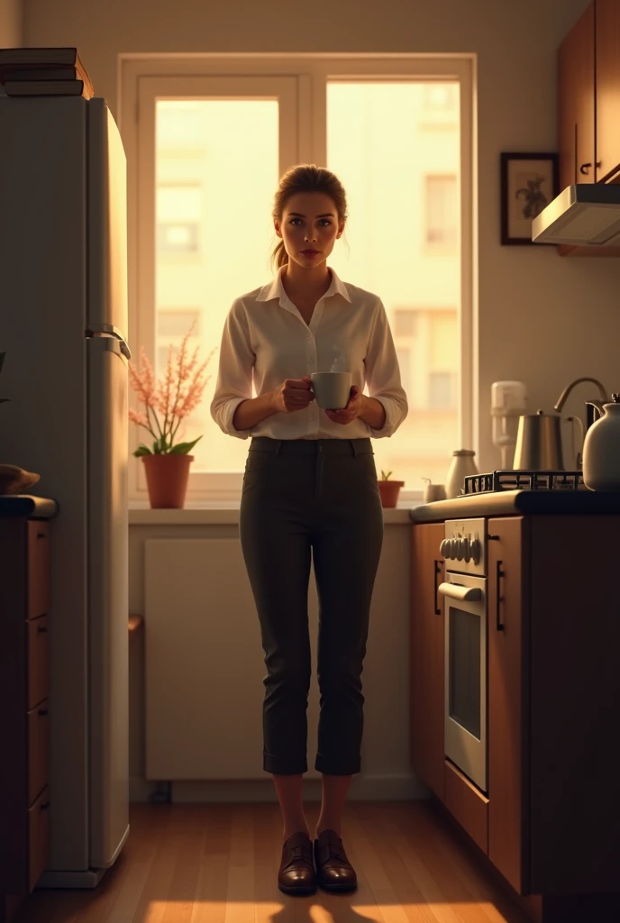 A working woman at dawn