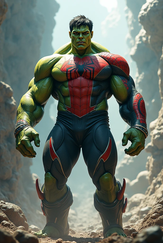 spiderman hulk alian outfit