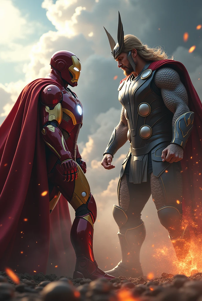 Sharukh khan in iron man suit And fight with thor