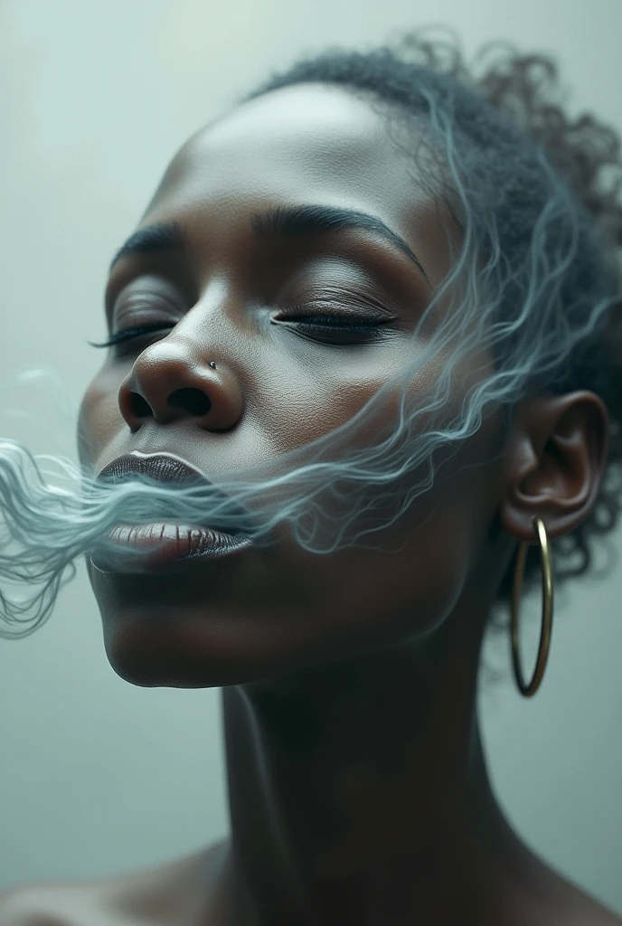 I am the last breath but in an image where you can see the air I breathe and my eyes exclaim the truth of life with the pride that gives you that you learned new things where the color of the skin is not important, The message I want to convey is that I exist in my real style of this reality , 48k unique piece work of art unique piece work of art for collectors