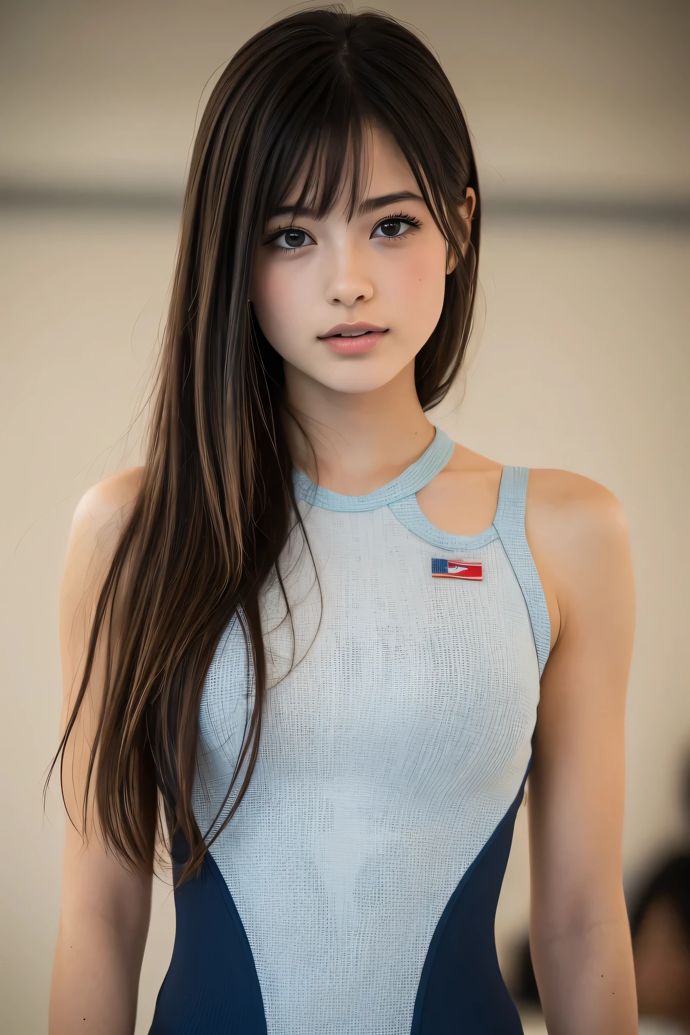 (8k, RAW Photos,Highest quality, High resolution:1.1), (超Realisticな:1.4),(Realistic, Realistic:1.3),The Beauty of Japan、((Upper Body:1.3))、Gymnastics Team - Flexible Leotards and Grips