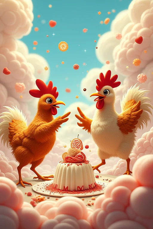 Fried Chicken TCG Battle Panna Cotta