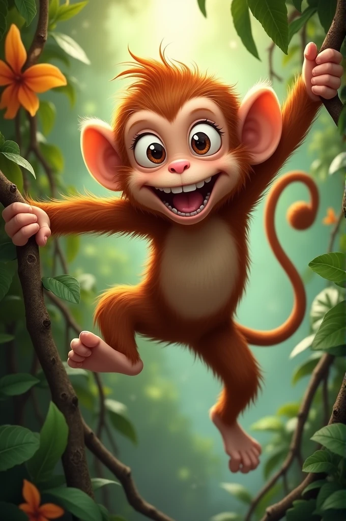 A monkey 