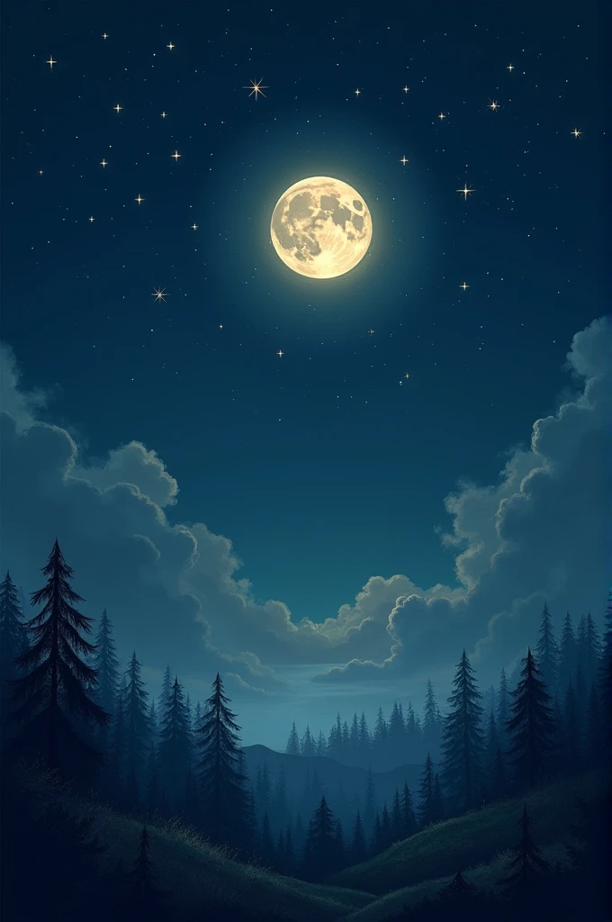 The moon and the stars have arrived just to wish you a good night. Let the moonlight guide your dreams as you pass the night away.