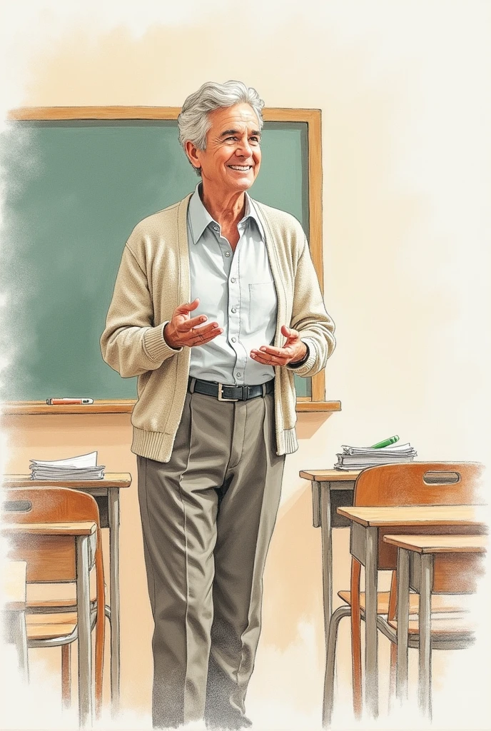 A teacher sketch