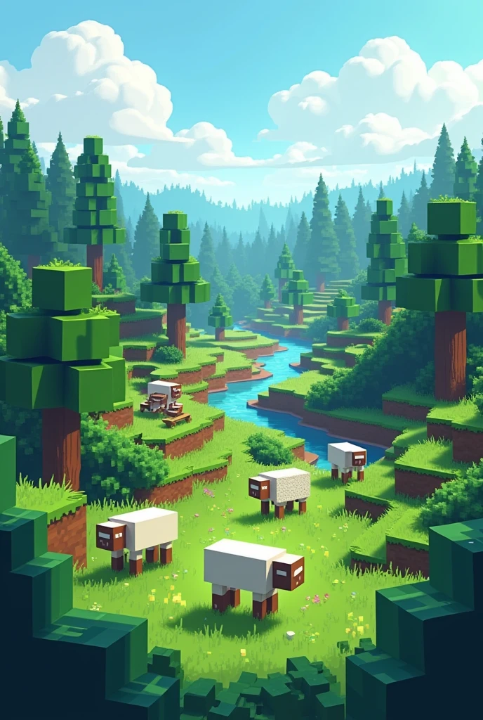 Make a Minecraft Scenery