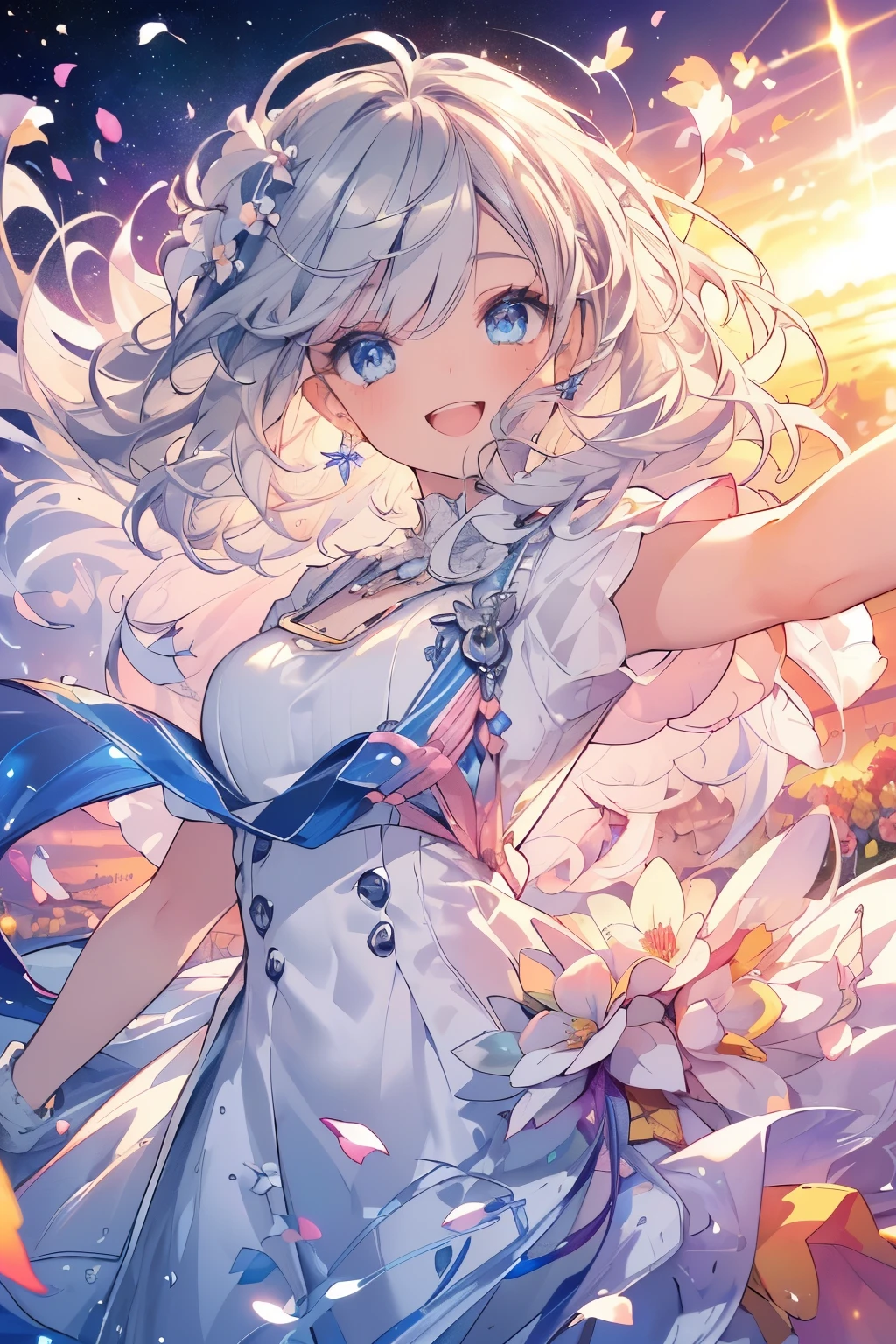 ((Amazingly absurd)),超High resolution, Attention to detail, good quality, High resolution, 最good quality, 4K, 8k, Awards, artwork,Cute girls、1People、(((White background))),high contrast,Clear shading、three-dimensional、small breasts, naked breasts