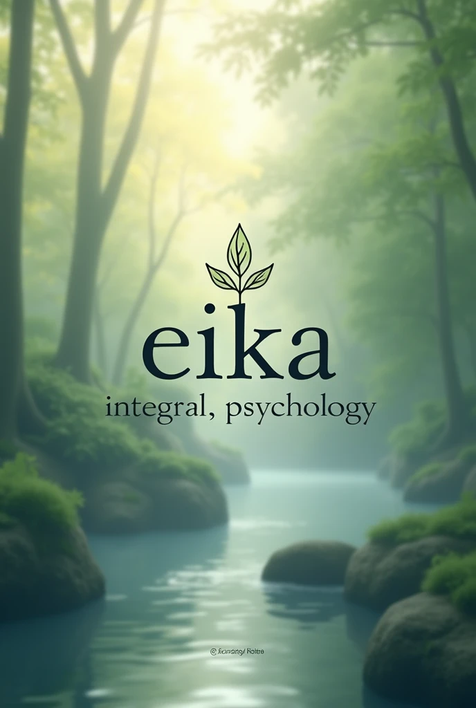 Logo for a psychological office with the text EIKA - INTEGRAL PSYCHOLOGY