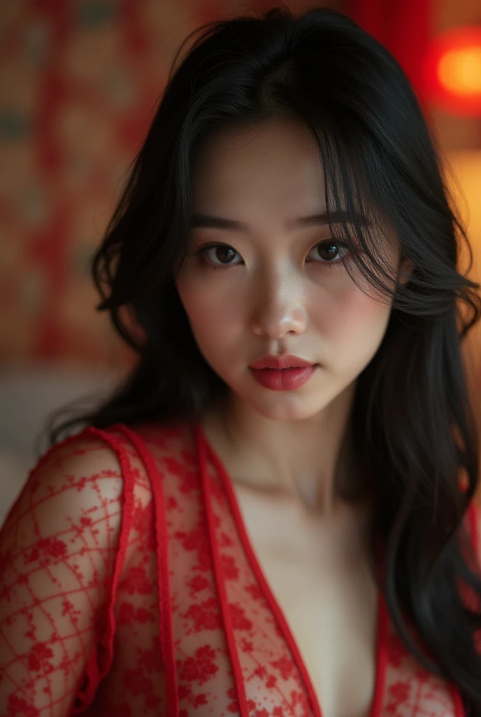 A chines girl making a porn video