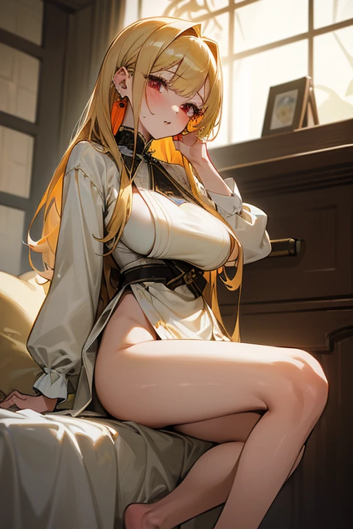 best quality, highest quality, 4K,aasuzuka, (NSFW:1.5), (sex:1.5), (intercourse with man:1.5), jacket lift, (small breast:1.5), ahegao, (grin:1.2), (vaginal penis:1.3), (cum on body:1.9), (cum on hair:1.9), (cum on breast:1.9), (cum on clothes:1.8), long hair, animal ears, ear covers, white hairband, horse tail, green sailor collar, black bow, white shirt, layered sleeves, green sleeves, black gloves, white skirt, black pantyhose, on bed