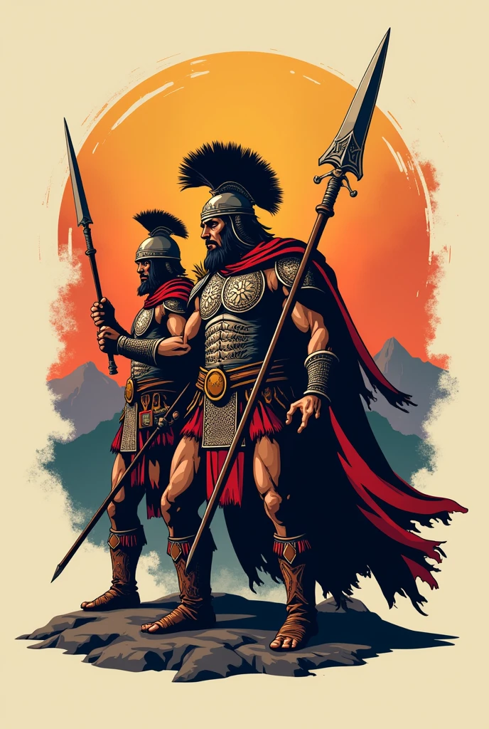 Create me a logo about Hispanic Warriors