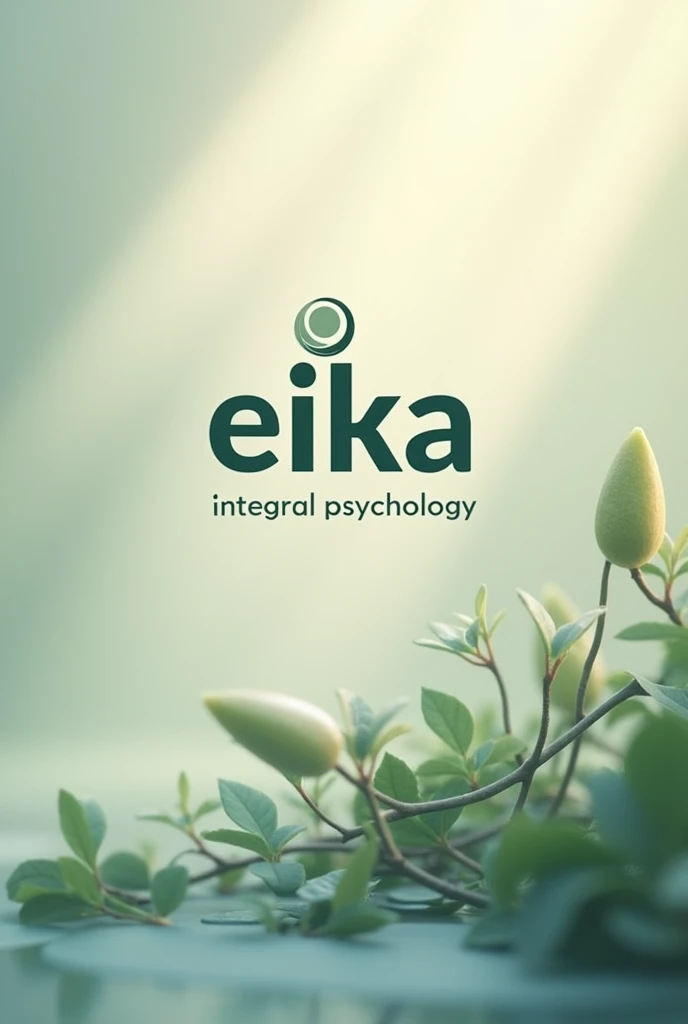 Logo for a psychological office with the text EIKA - INTEGRAL PSYCHOLOGY