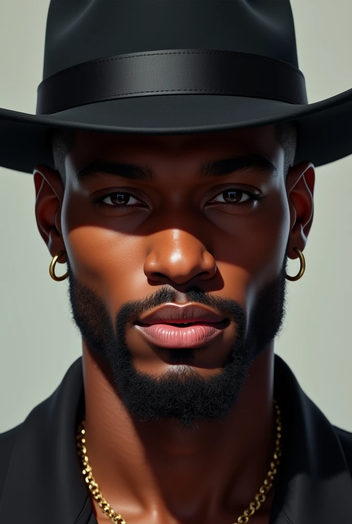 I created a gay black man named Bruno with a black hat