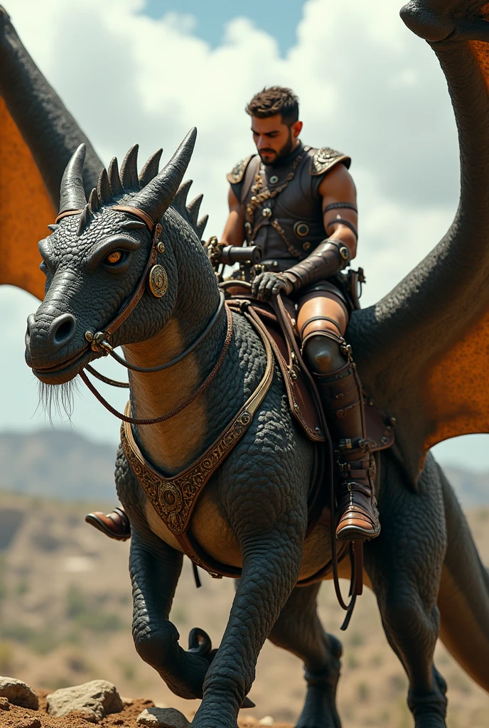 A mount for riding a dragon 