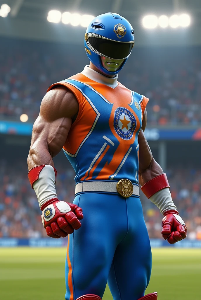Power ranger in Indian cricket team's jersey