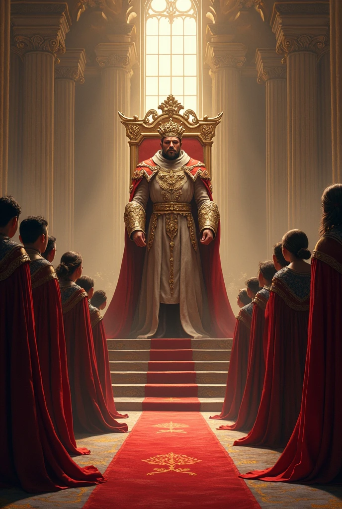 All of you kneel before the king