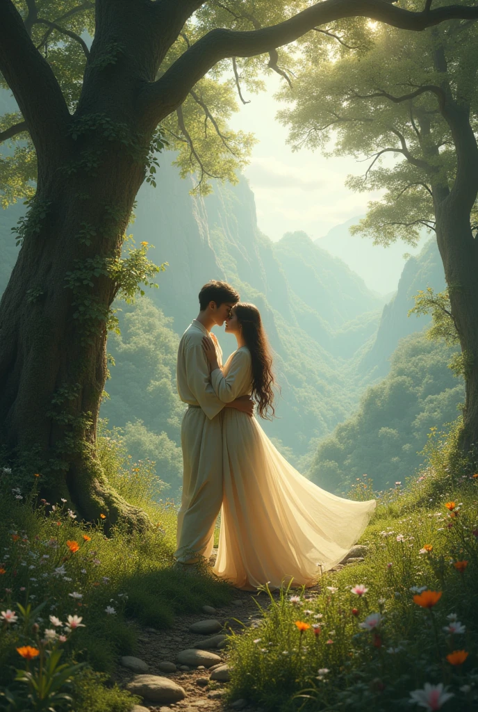 a sungsan forest a Alone girl kiss a boy

