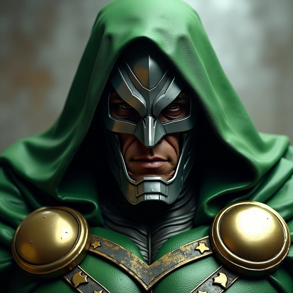 Marvel Dr Doom ,original, realistic, powerful, closeup