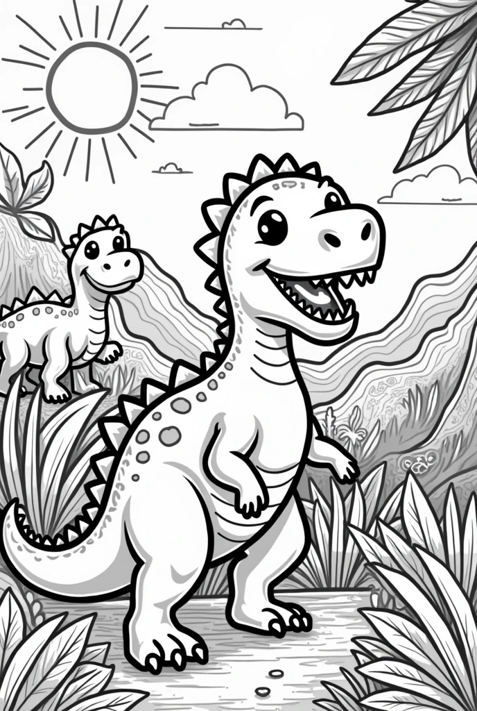 Dinosaur Coloring Pages