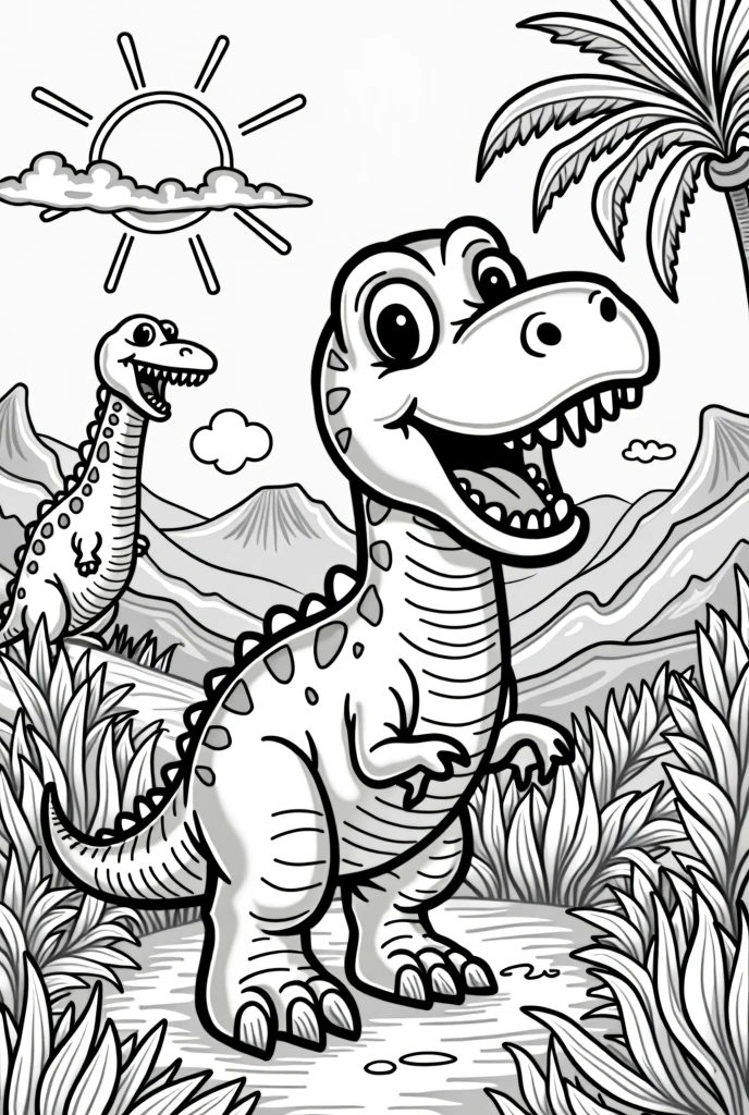 Dinosaur Coloring Pages