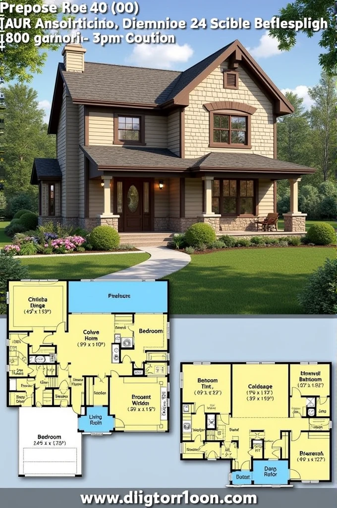 Please, Can you create a design for me of a 2-story U-shaped house that has a patio?, garden, living room, kitchen and dining room on the first floor.
On the second floor, bedrooms and balconies