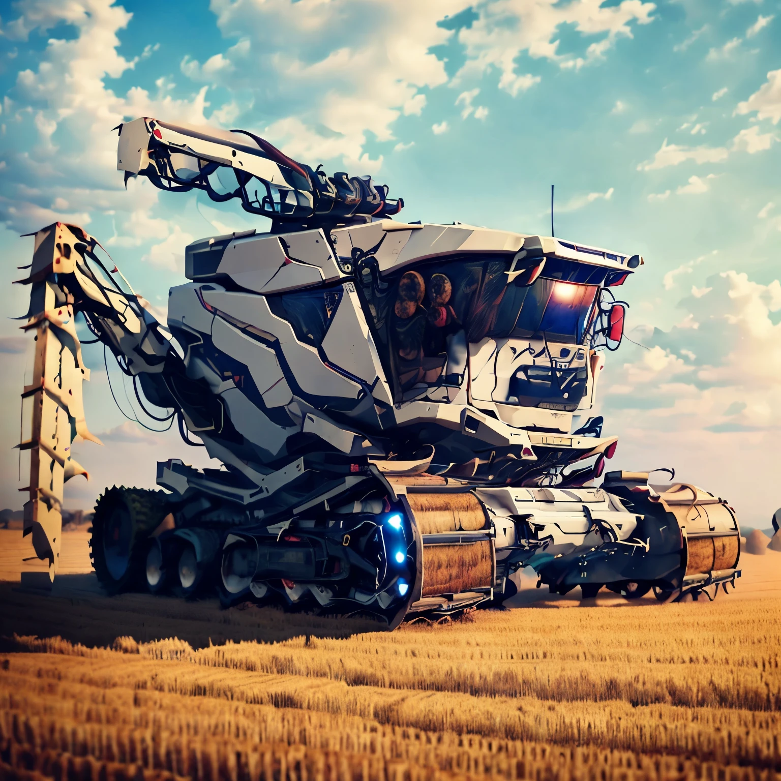 Playstation5AI
combine harvester