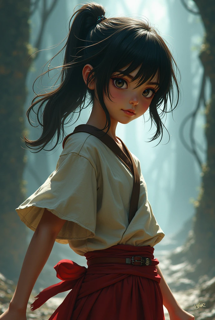 chihiro ready to fight