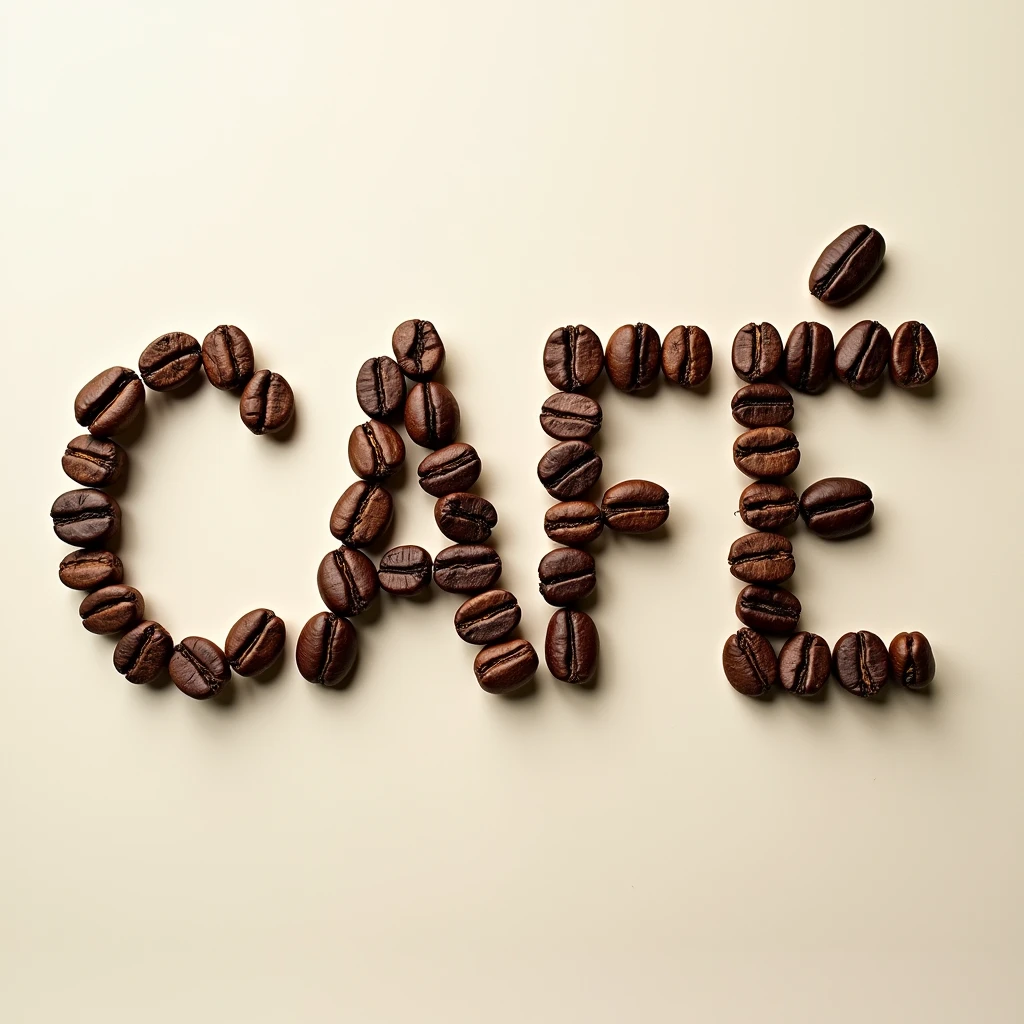 Coffe beans arranged to display the word "CS Cafe"
as this is a banner of a playlist make clear its about music