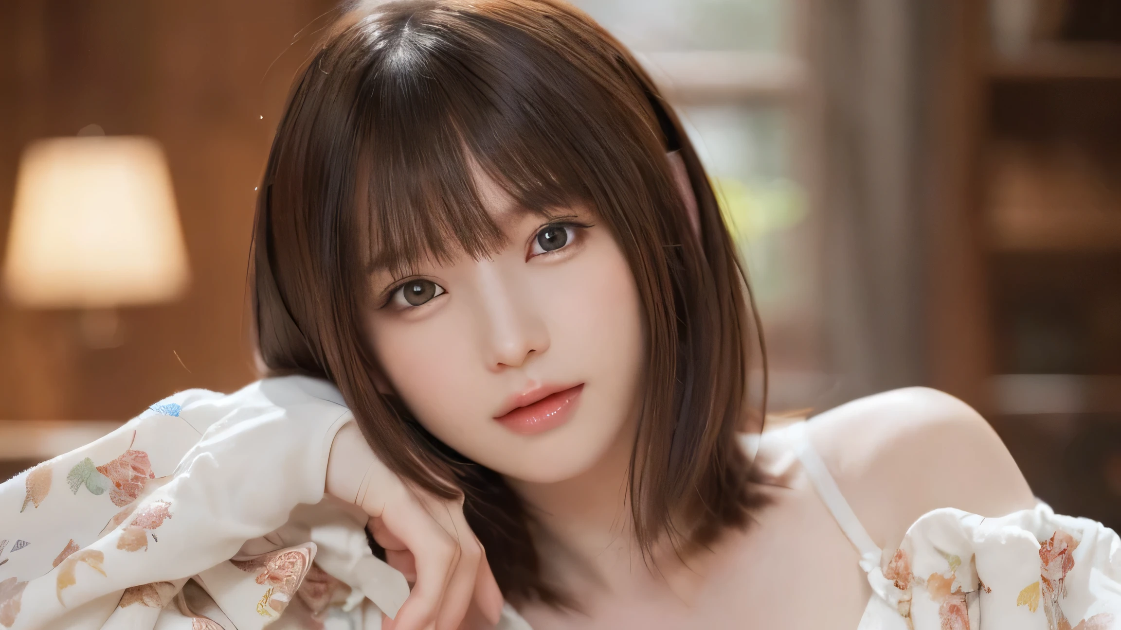 one girl, (a beauty girl, full-body shot:1.1, delicate girl:1.3), (1:1.3),
break, (Casual style, put out , White Floral long dress:1.3),
break, (Posing for fashion shoot, Dressing room, Professional lighting),
break, very fine eyes, (symmetrical eyes:1.3),
break, (medium breasts:1.5), brown eyes, parted bangs, brown hair,
break, (eyes and faces with detailed:1.0),
break, (bokeh, shallow depth of field, masterpiece, best quality, ultra detailed, detailed face, 8k)