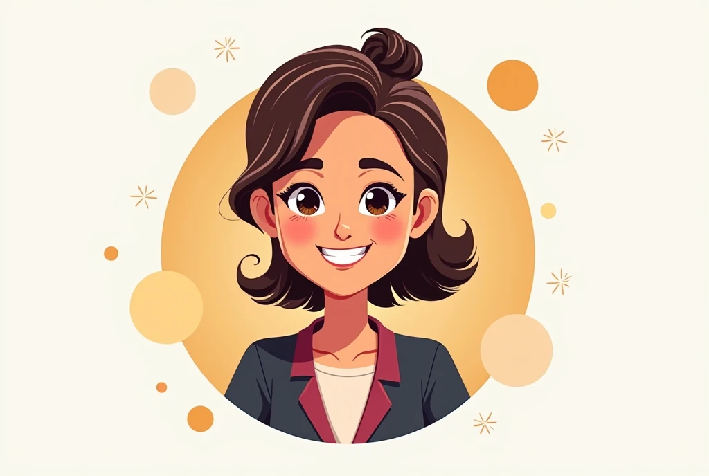 Avatar illustration : Create a custom avatar that represents a strong, friendly personality. Can be a cartoon version, An icon. Avatars provide privacy while expressing your unique style