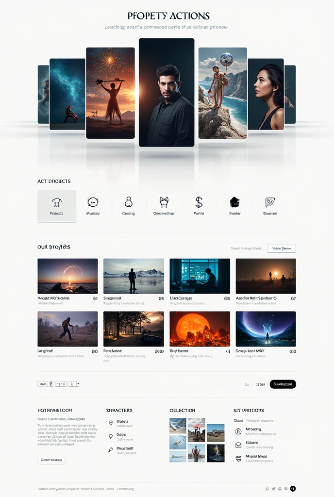 Projects Section create a design
