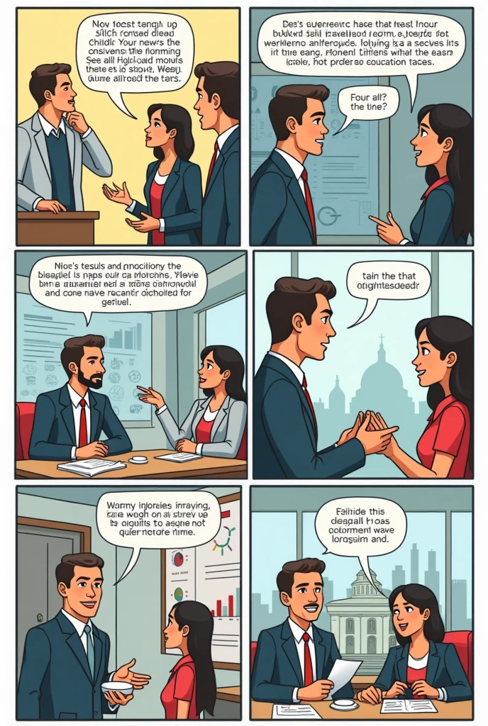 Generate a comic ????? showing the importance of economics, make the text readable in english language, make it simple 
