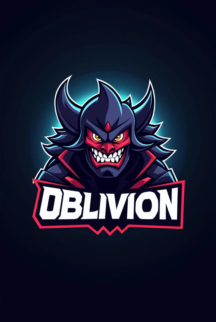 Create a logo for a professional esports team from the mobile game Brawl Stars with the word "Oblivion" 