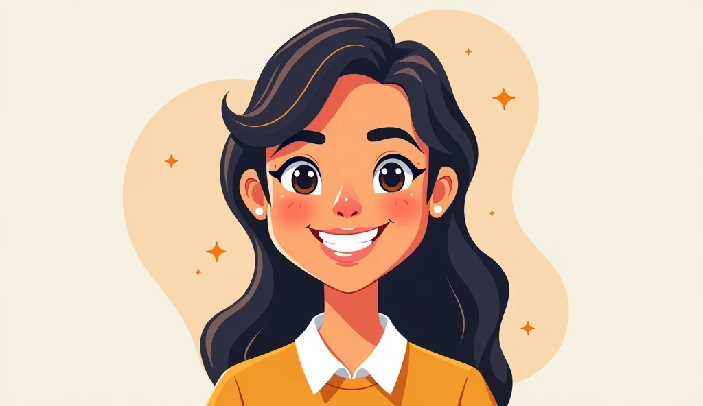 Avatar illustration : Create a custom avatar that represents a strong, friendly personality. Can be a cartoon version, An icon. Avatars provide privacy while expressing your unique style