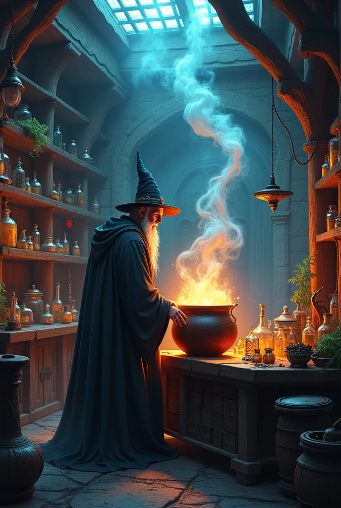 Apothecary, a cauldron bubbling