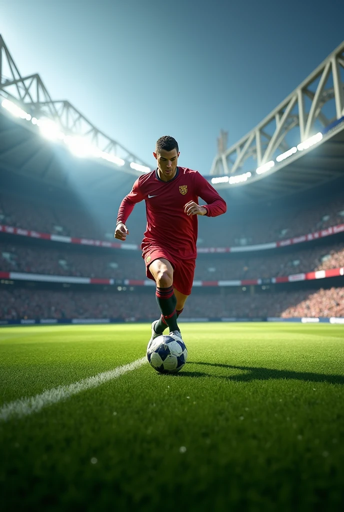 Ronaldo football stadium Field 