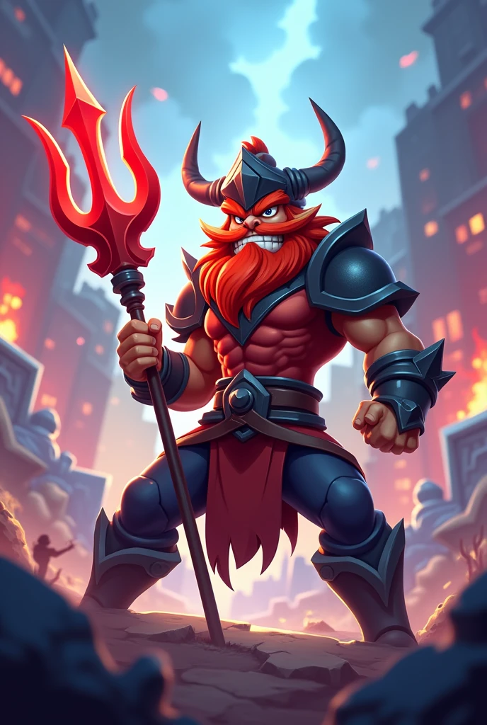 Brawlstar themed Trident player icon 