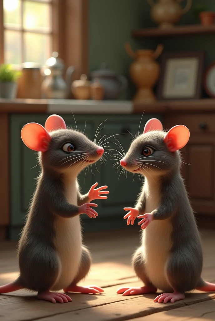 Image of two rats talking