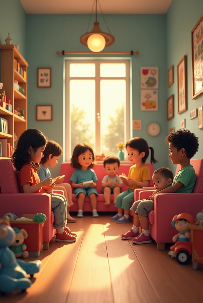 I want to create an adoption center for abandoned children and the image needs to be as close to reality as possible.
