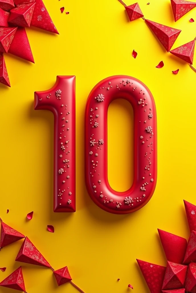 a banner that has “10-EINSTEIN” in the middle with banderitas with yellow background and red in the middle make it more aesthetic and unique