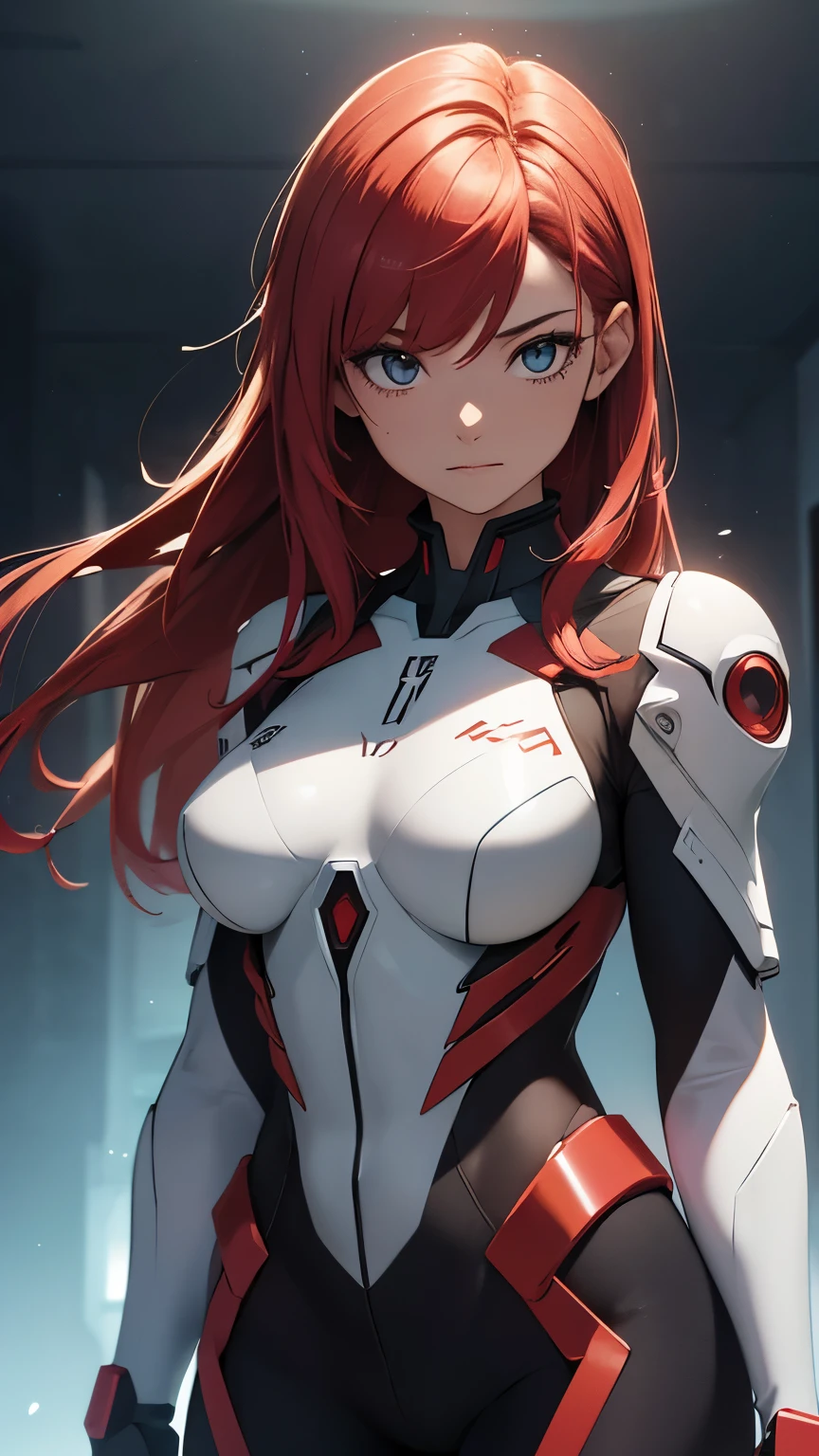 ((best quality)), ((master part)), (circunstanciado: 1.4), (Absurdo), corpo inteiro, Mulher adulta de 20 anos com micro fio dental estilo Simon Bisley, roupas vermelhas estilo evangelion Genesis com detalhes vermelhos, 2 piece outfit, red hair, Centrado, scale to fit dimensions, HDR (high dynamic range),ray tracing,NVIDIA RTX,Super-Resolution,irreal 5,subsurface dispersion, Textura PBR, Post-processing, anisotropic filtering, profundidade de campo, Maximum clarity and sharpness, Texturas multicamadas, Mapas de Albedo e Especular, surface shading, Accurate simulation of light-material interaction, perfectly proportions, octan render, Two-tone lighting, Ampla abertura, ISO baixo, White balance, rule of thirds, 8K BRUTO, crysisnanosuit