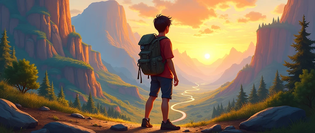 create an image for traveling