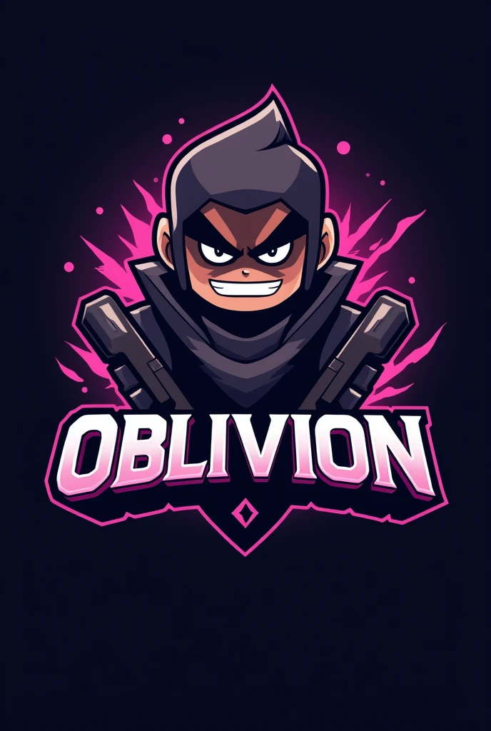 Create a logo for a professional esports team from the mobile game Brawl Stars with the word "Oblivion"