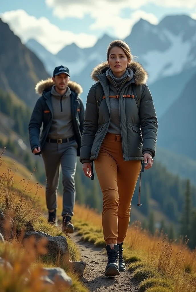 Make an advertising post for the new collection of the Trekking line of the Gamos brand