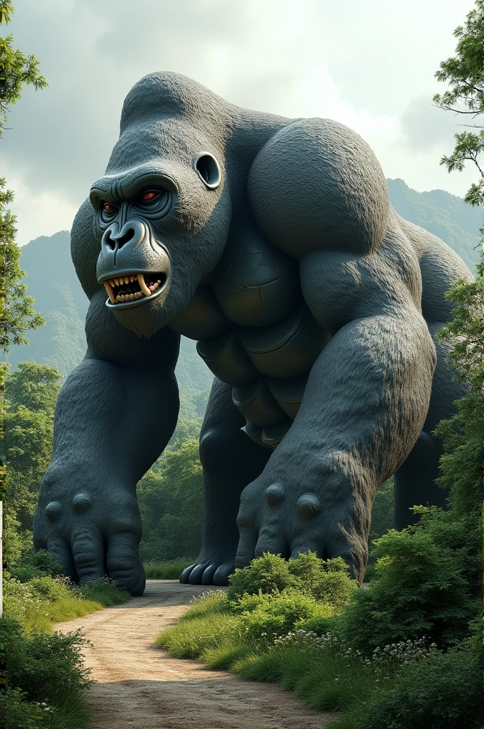 Architectural work that is conceptual, that looks like a gorilla but at the same time is not a gorilla